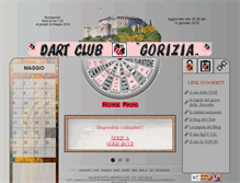 Tablet Screenshot of dartclubgorizia.com